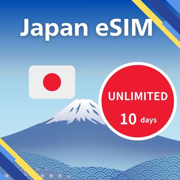 eSIM UNLIMITED data 10 days
